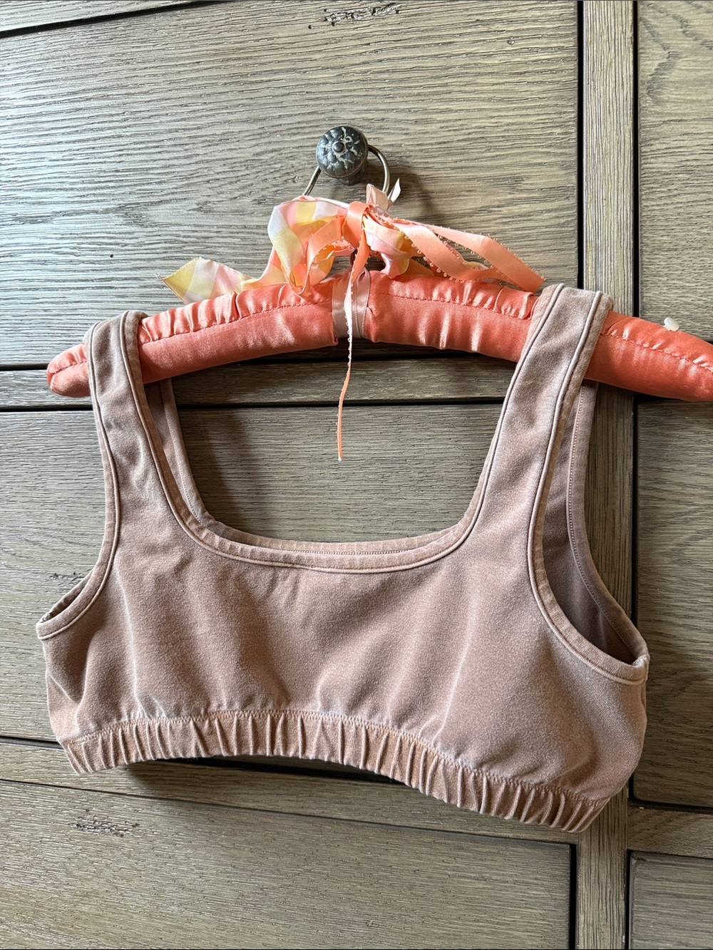 SKIMS SUPER Soft Scoop Neck Bralette in Blush